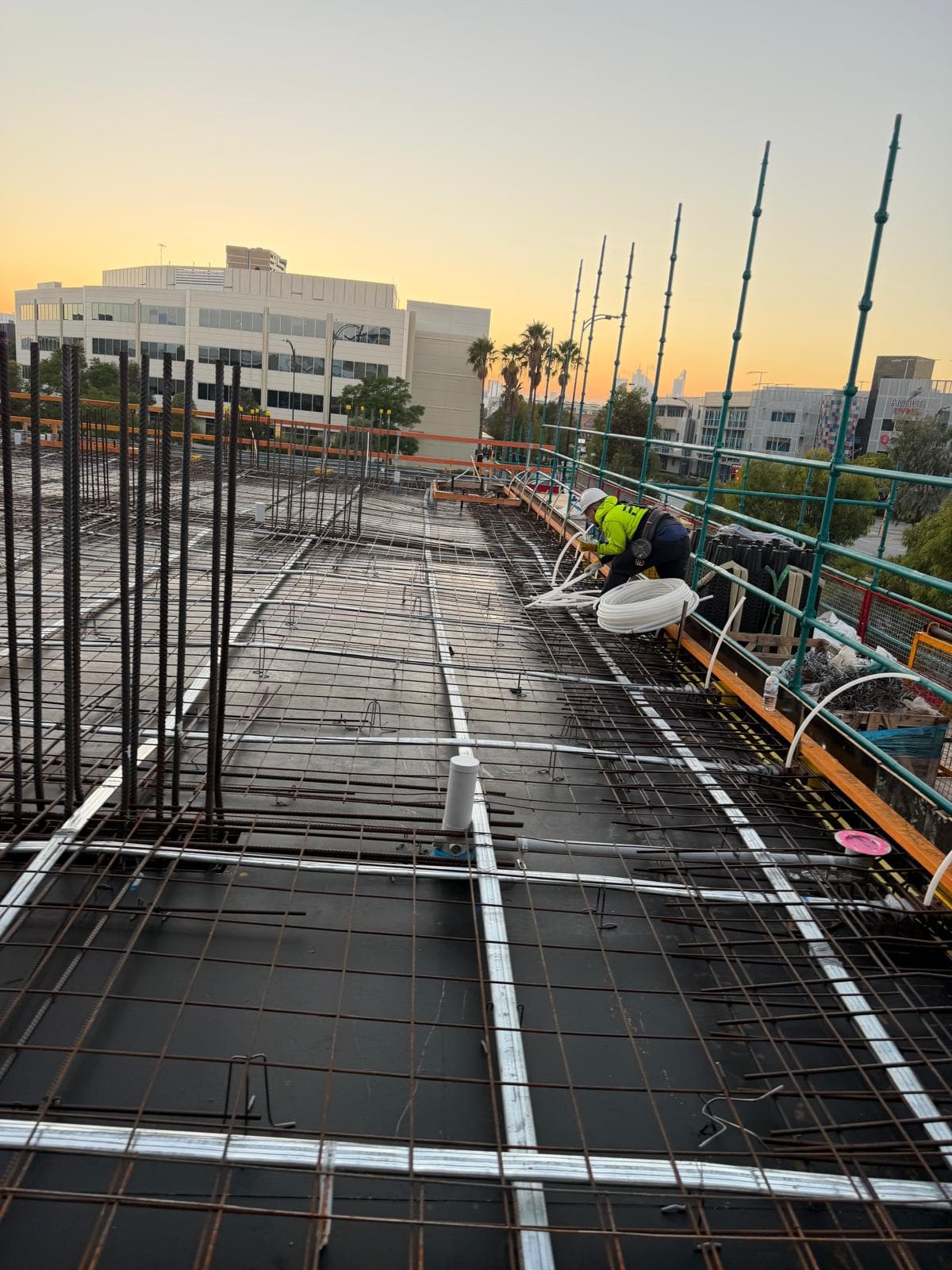 On-site precast panel forming in Australia