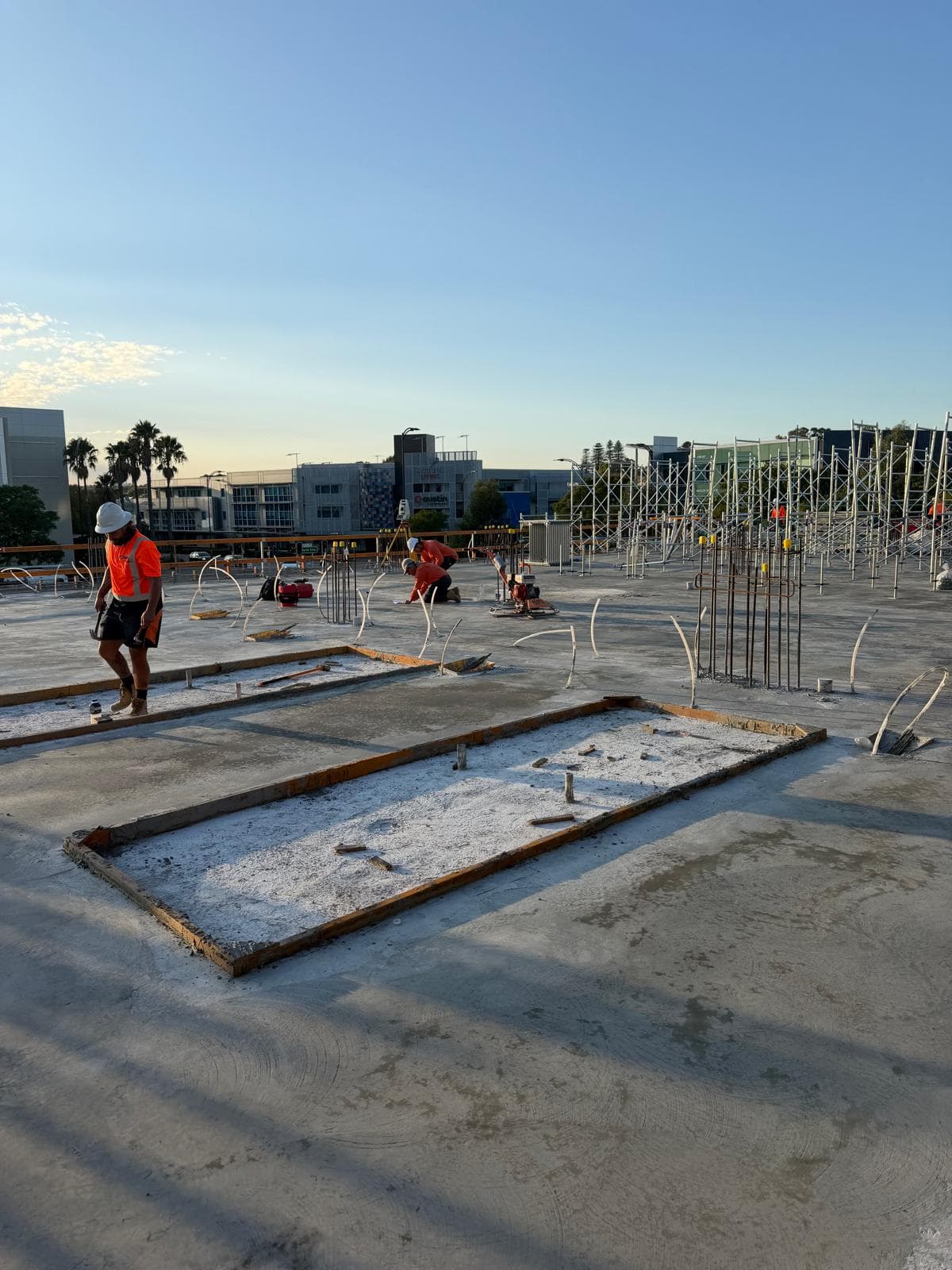 Australian commercial concrete project
